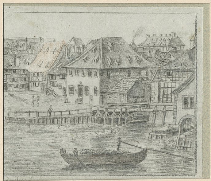VUE DE STRASBOURG : LE MOULIN ZORN_0
